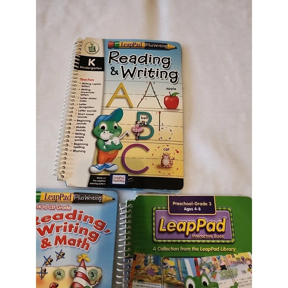 LeapFrog Lot of‎ 3 Books NO CARTRIDGES Reading